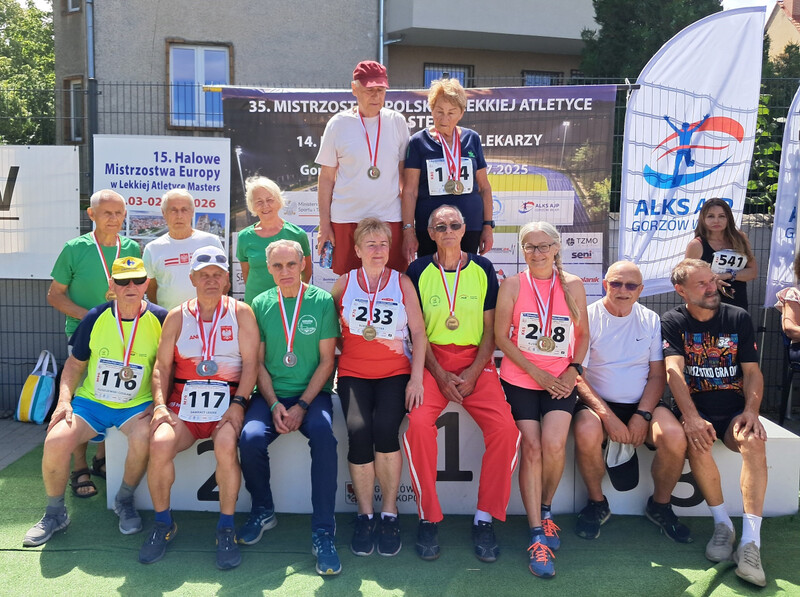 Rekordowa seria gliwickich seniorów: 18 złotych medali na Mistrzostwach Polski